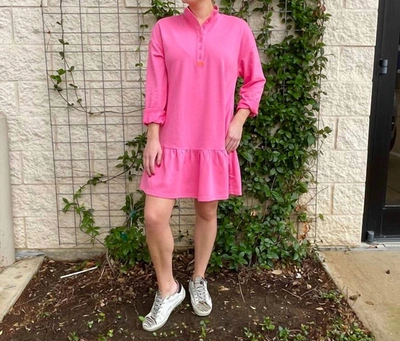 Shop Caryn Lawn Maggie Dress In Pink