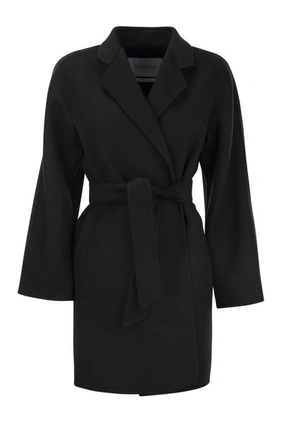 Shop Max Mara Harold - Short Cashmere Dressing Gown Coat In Black