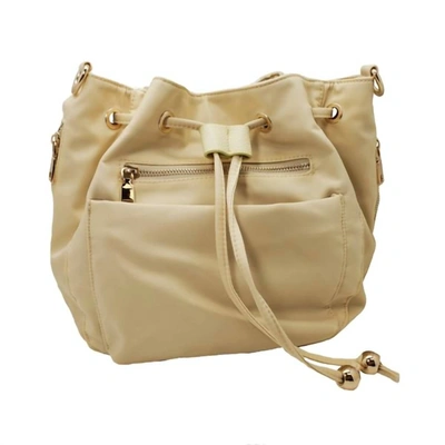Lattitudes Life Blake Cross Body Bag In Buttercream/strap In Multi