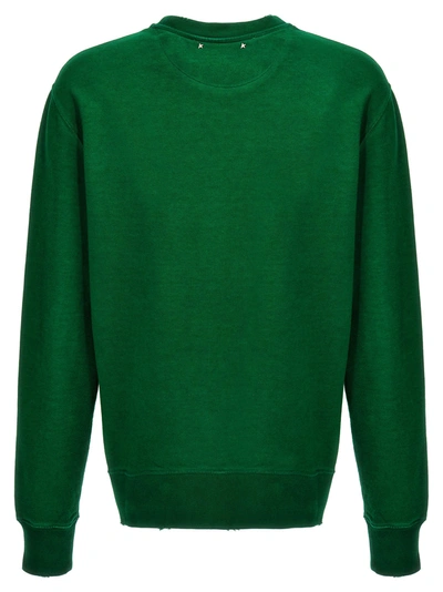 Shop Golden Goose Archibald Sweatshirt Green