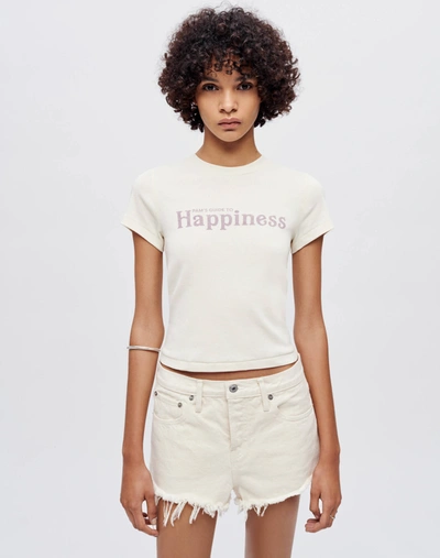 Shop Re/done 90s Baby "pams Guide To Happiness" Tee In Xs