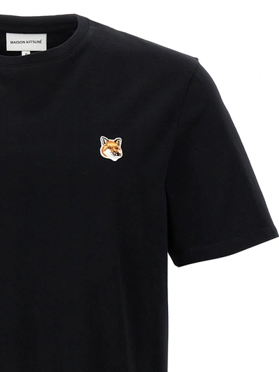 Shop Maison Kitsuné Fox Head T-shirt Black