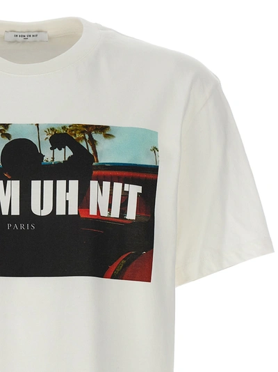 Shop Ih Nom Uh Nit Palms And Car T-shirt White