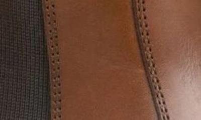 Johnston & Murphy Lewis Chelsea Boot In Tan Full Grain