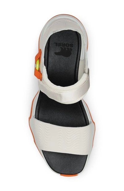 Shop Sorel Kinetic™ Y-strap Sandal In Sea Salt/ Koi