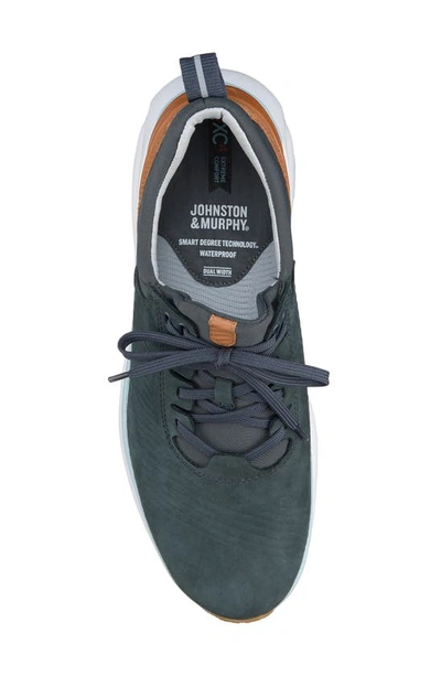 Shop Johnston & Murphy Xc4® Tr1-luxe Hybrid Waterproof Sneaker In Navy Waterproof Nubuck