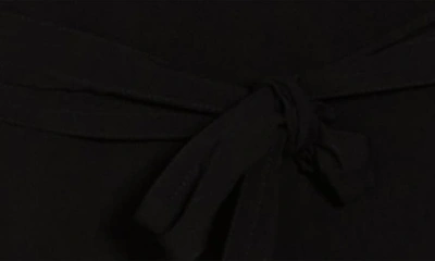 Shop By Design Montana Balloon Sleeve Challis Maxi Dress In Black