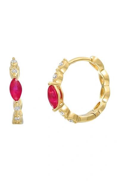 Bony Levy El Mar Hoop Earrings In 18k Yellow Gold