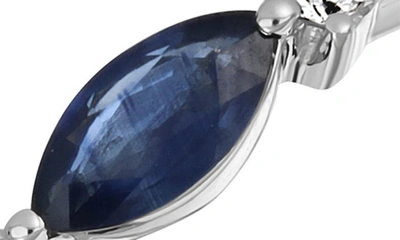 Bony Levy El Mar 18k White Gold Diamond & Sapphire Stackable Ring In 18k White Gold