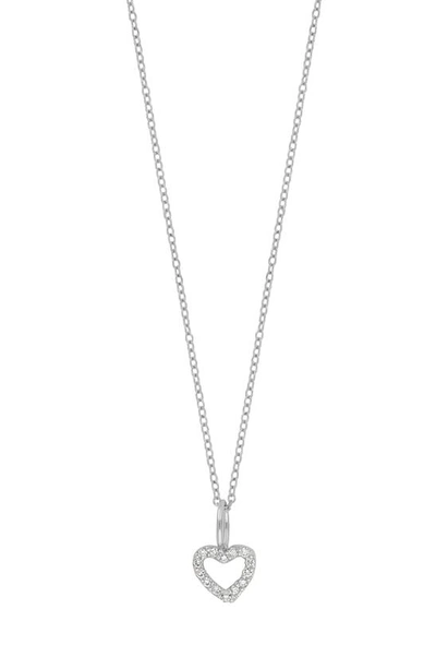 Shop Bony Levy Icon Diamond Heart Pendant Necklace In 18k White Gold