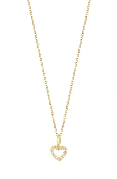 Shop Bony Levy Icon Diamond Heart Pendant Necklace In 18k Yellow Gold