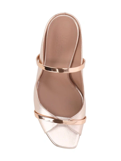 Shop Malone Souliers Sandals In Rose Gold/rose Go