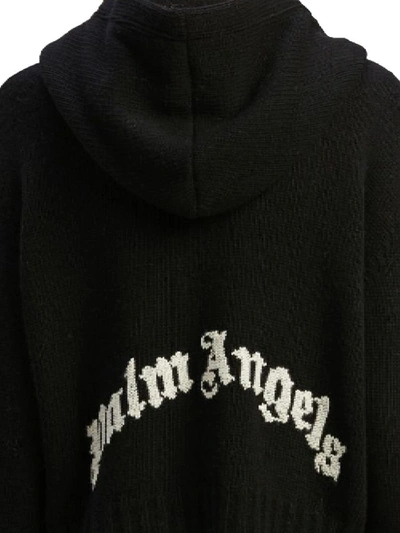 Shop Palm Angels Sweaters In Black Whit