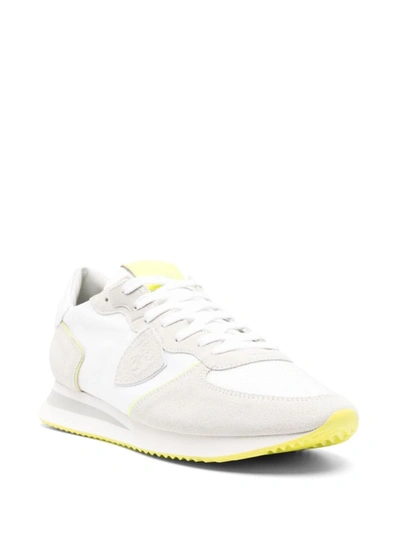 Shop Philippe Model Sneakers In Mondial Neon_blanc Jaune