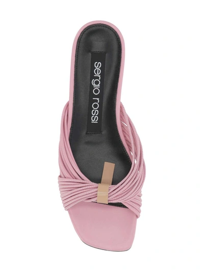 Shop Sergio Rossi With Heel In Light Rose