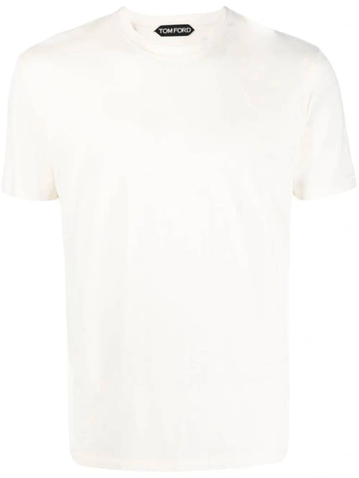 Shop Tom Ford T-shirts And Polos In Beige
