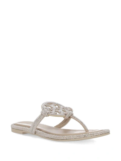 Shop Tory Burch Sandals In Stone Gray