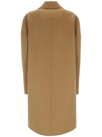 Shop Valentino Pap Coats In Ginger