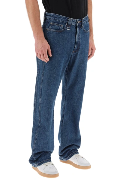 Shop Apc A.p.c. Ayrton Regular Fit Jeans Men In Blue