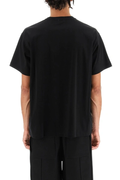 Shop Burberry Harriston Replen T-shirt With Logo Print Men In Black