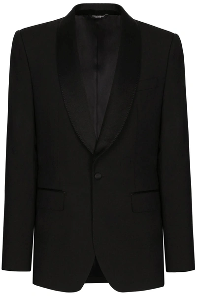 Shop Dolce & Gabbana 'sicilia' Tuxedo Jacket Men In Black