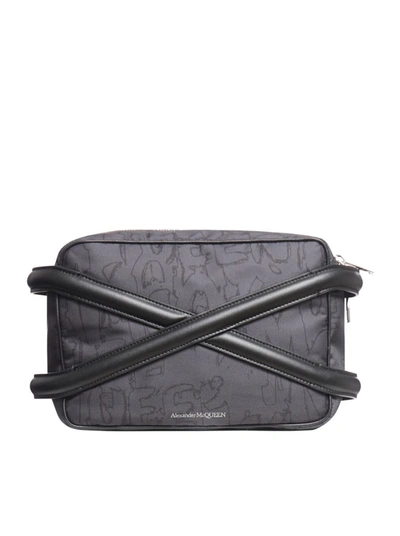 Shop Alexander Mcqueen Mcqueen One Shoulder Bag In Black