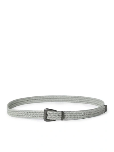 Shop Brunello Cucinelli Belt In Grey