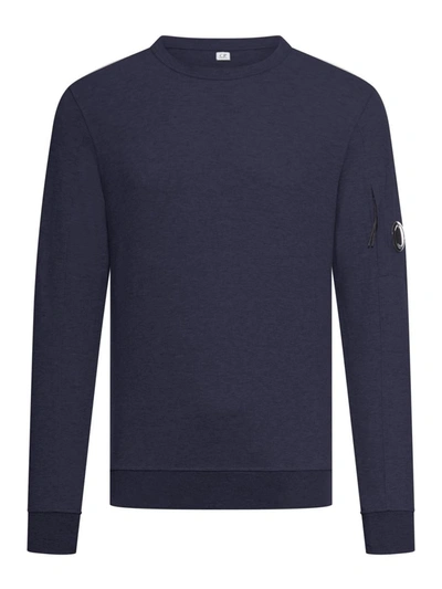 Shop C.p. Company Sweatshirt In Blue