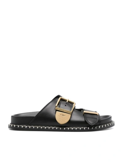 Shop Chloé Sandals Shoes In Black