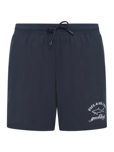 Shop Paul & Shark Swim Shorts Swimwear In Blue