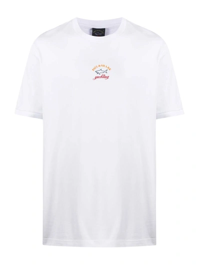 Shop Paul & Shark T-shirts In White