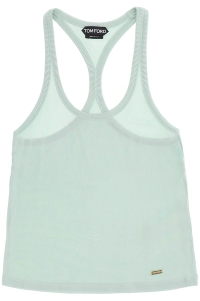 Shop Tom Ford Racer-back Tank Top Women In Green