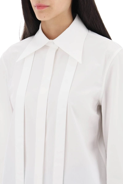 Shop Valentino Garavani Cotton Poplin Shirt Women In White
