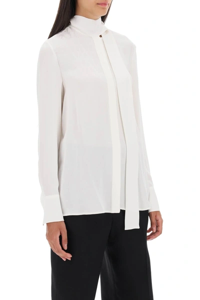 Shop Valentino Garavani Toile Iconographe Shirt In Silk Jacquard Women In White