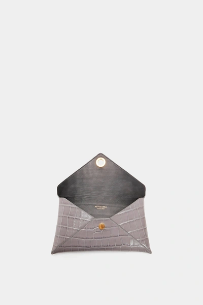 Shop Altuzarra 'medallion' Envelope Clutch In Grey Taupe