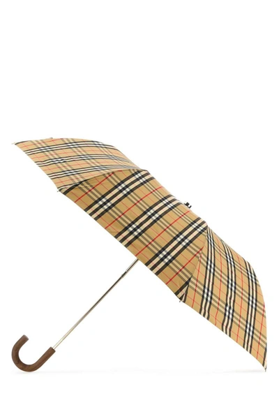 Shop Burberry Umbrellas In Printed