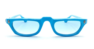 Chrome Hearts Ed-ucuntation - Blew Tew Sunglasses In Blue