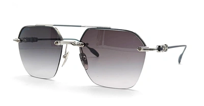 Shop Chrome Hearts Sunglasses In Silver