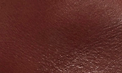 Eastland Laurel Leather Flip-flop Wedge Sandal In Mahogany