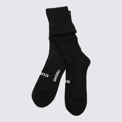 Shop Rick Owens Drkshdw Black Cotton Socks