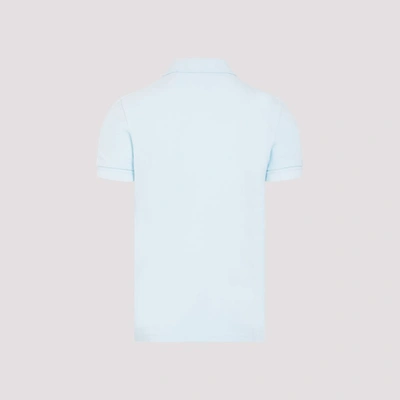 Shop Tom Ford Tennis Piquet Polo Shirt Tshirt In Blue