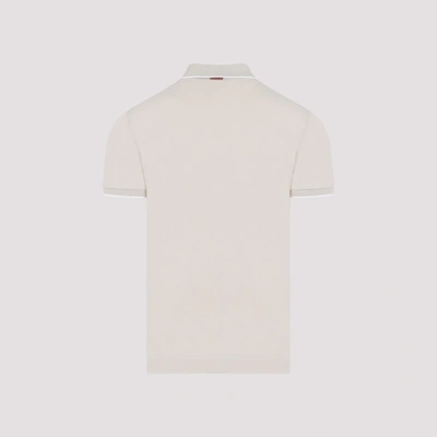 Shop Zegna Polo In Nude & Neutrals