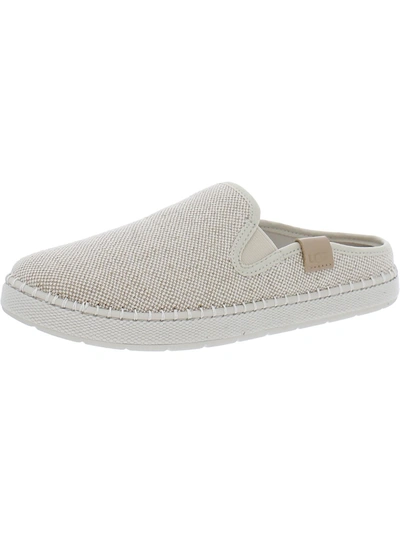 Shop Ugg Delu Womens Woven Casual Slip-on Sneakers In White