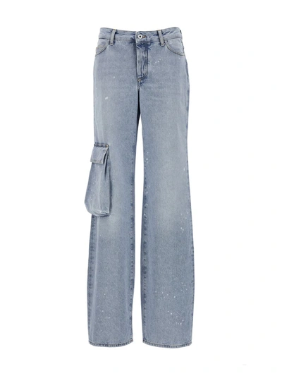 Shop Off-white 'toybox' Jeans In Blue