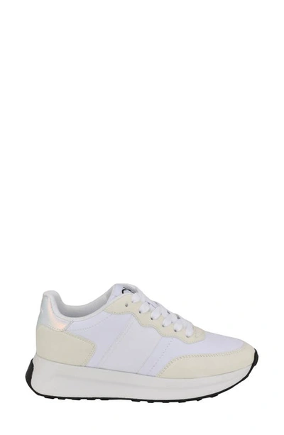 Shop Calvin Klein Hallie Wedge Sneaker In White