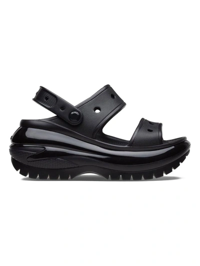 Shop Crocs Classic Mega Crush Sandal Shoes In Black