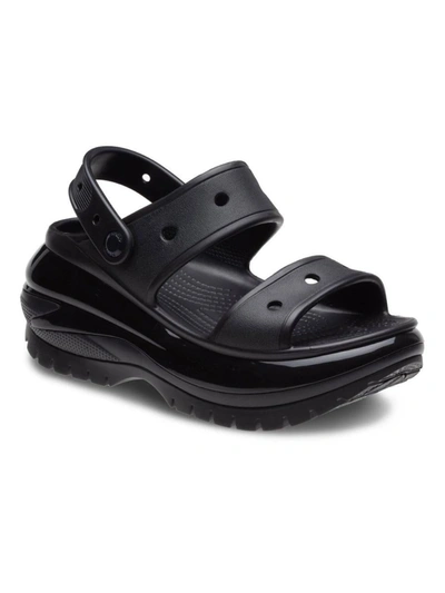 Shop Crocs Classic Mega Crush Sandal Shoes In Black
