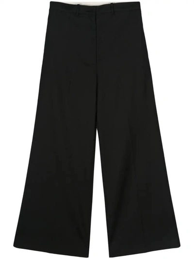 Low Classic Wide Wool Trouser Clothing In Black