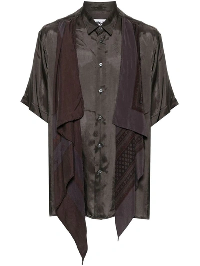 Shop Magliano Pareon Surplus Shirt - Pattern May Change Dpending On The Size Clothing In Black