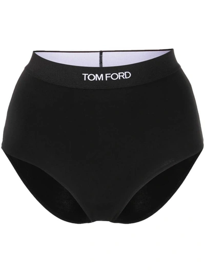 Shop Tom Ford Modal Signature Briefs Clothing In Black